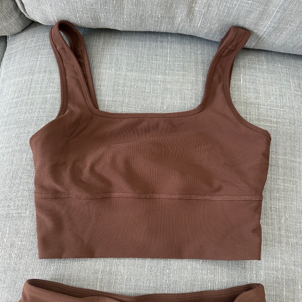 Recess Pearson Skirt and Stevie Crop Top in Expresso Size Small Set